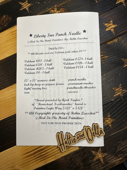 Punch Needle Pattern: Liberty Inn