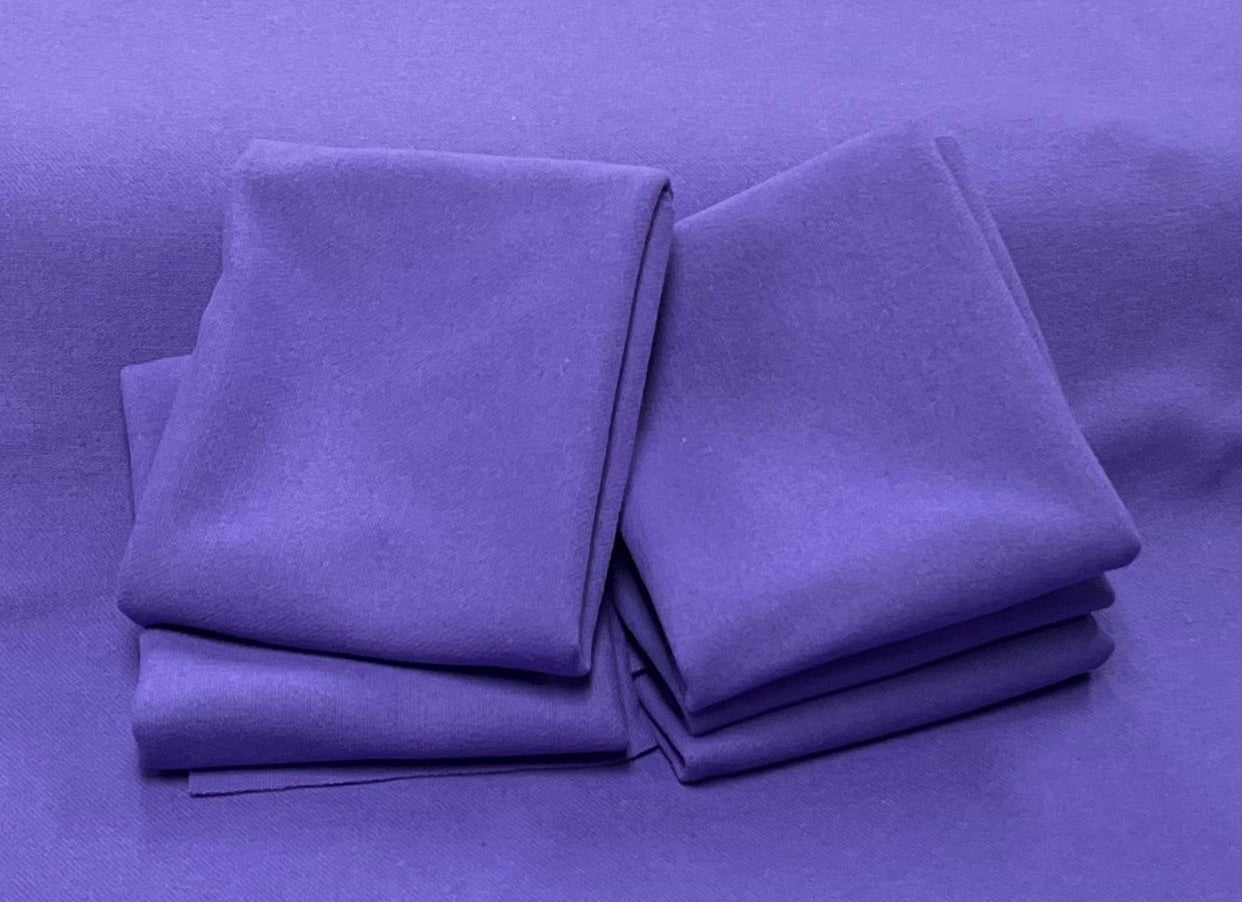 100% Wool Fabric -  Lilac