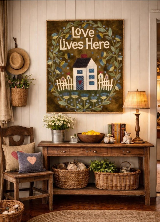 Love Lives Here - Pattern