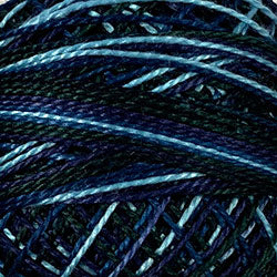 Valdani 3 Strand-Floss Variegated: M58 - Midnight Sea