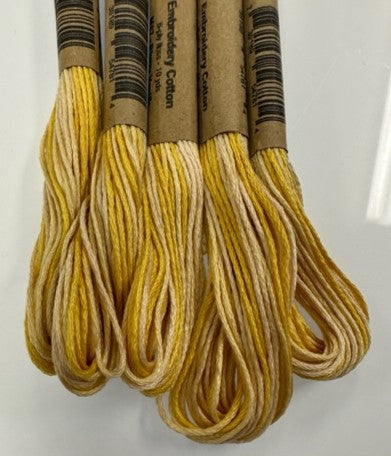 Valdani 6 Strand  Embroidery Floss Variegated: M67 Blurry Vanilla **New