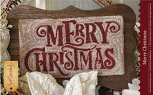 Load image into Gallery viewer, Punch Needle Pattern: Merry Christmas