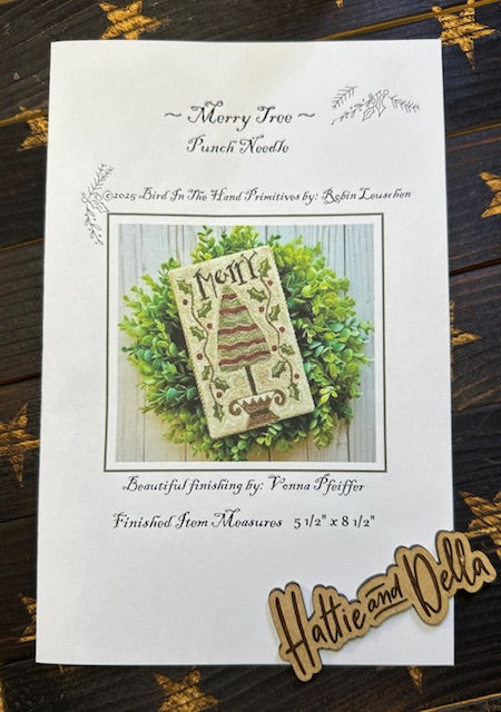 Punch Needle Pattern: Merry Tree