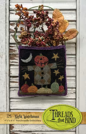 Punch Needle Night Watchman: by Threads that Bind
