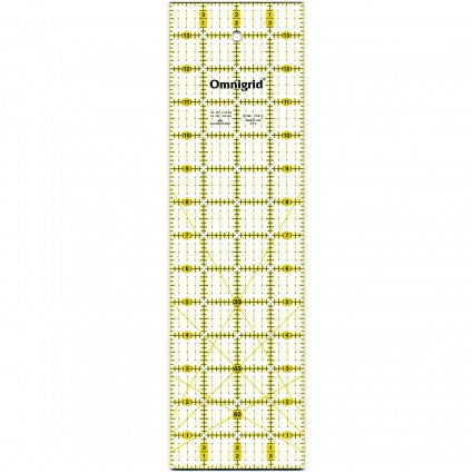 Omnigrid Ruler with Angles 4 x 14"