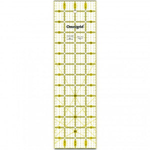 Omnigrid Ruler with Angles 4 x 14"