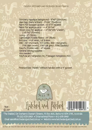 One Fine Day Project Bag - by Hatched & Patched