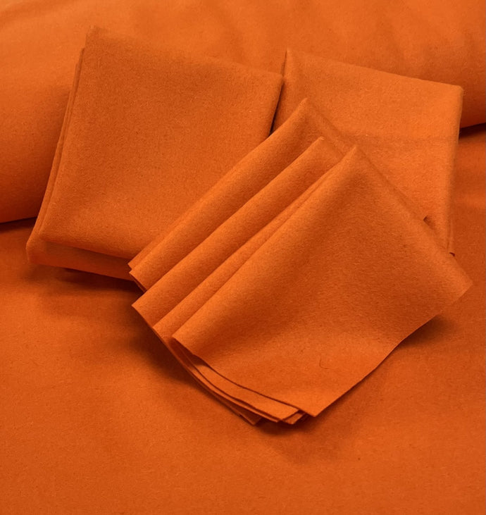 100% Wool Fabric - Orange Slices