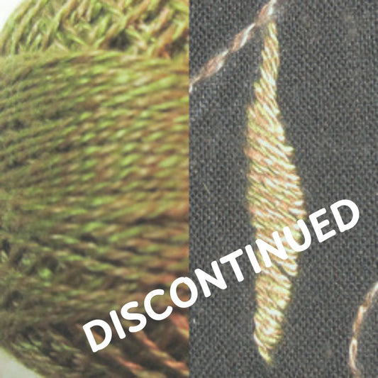 Valdani Perlé Cotton Variegated: PT2 - Green - Twisted Tweed by J. Paton DISCONTINUED