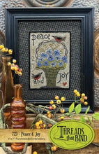 Load image into Gallery viewer, Punch Needle Pattern: Peace &amp; Joy