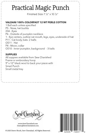 Punch Needle Pattern: Practical Magic by Sew Cherished