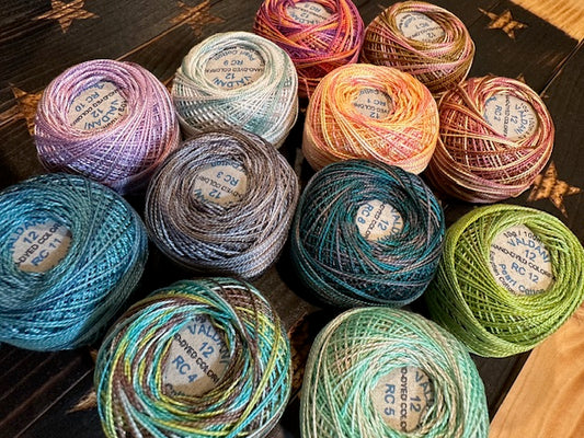 Valdani Perlé Cotton Variegated: RC1