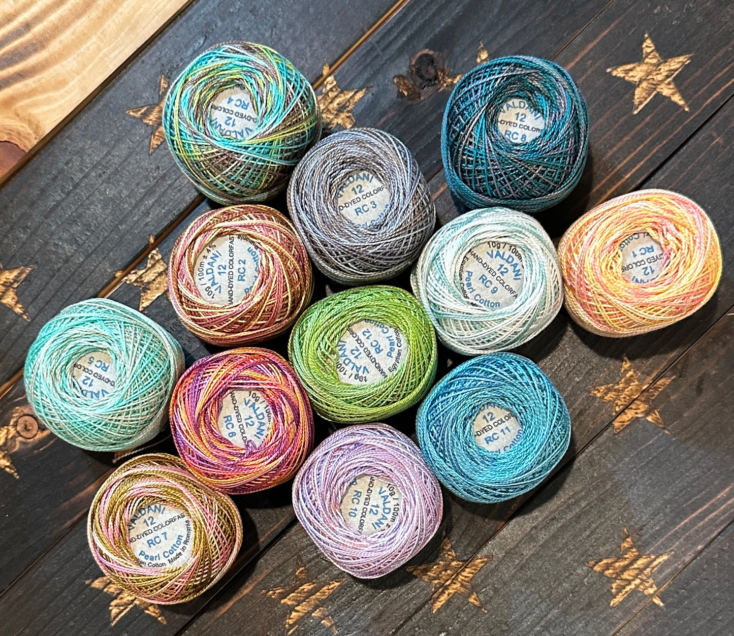 Valdani Perlé Cotton Variegated: RC2