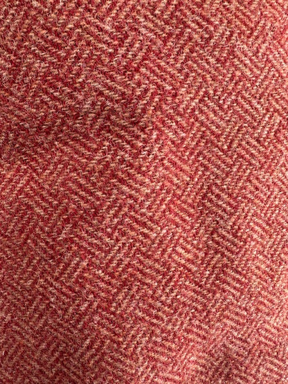 100% Wool Fabric - Red Basket