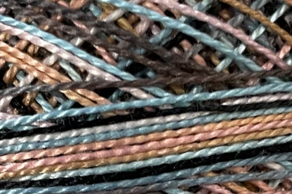 Valdani Perlé Cotton Variegated: S302 Blue Leopard ** NEW