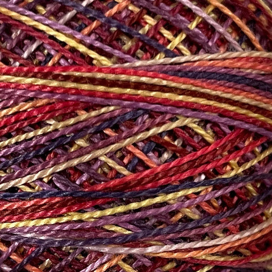 Valdani Perlé Cotton Variegated: S303 - Happy Halloween ** NEW