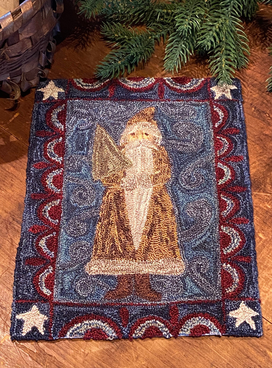 Punch Needle Pattern - Santa 2020  by Old Tattered Flag