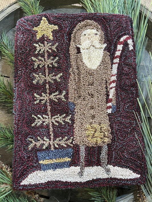 Punch Needle Pattern - Santa 2023   by Old Tattered Flag ***New