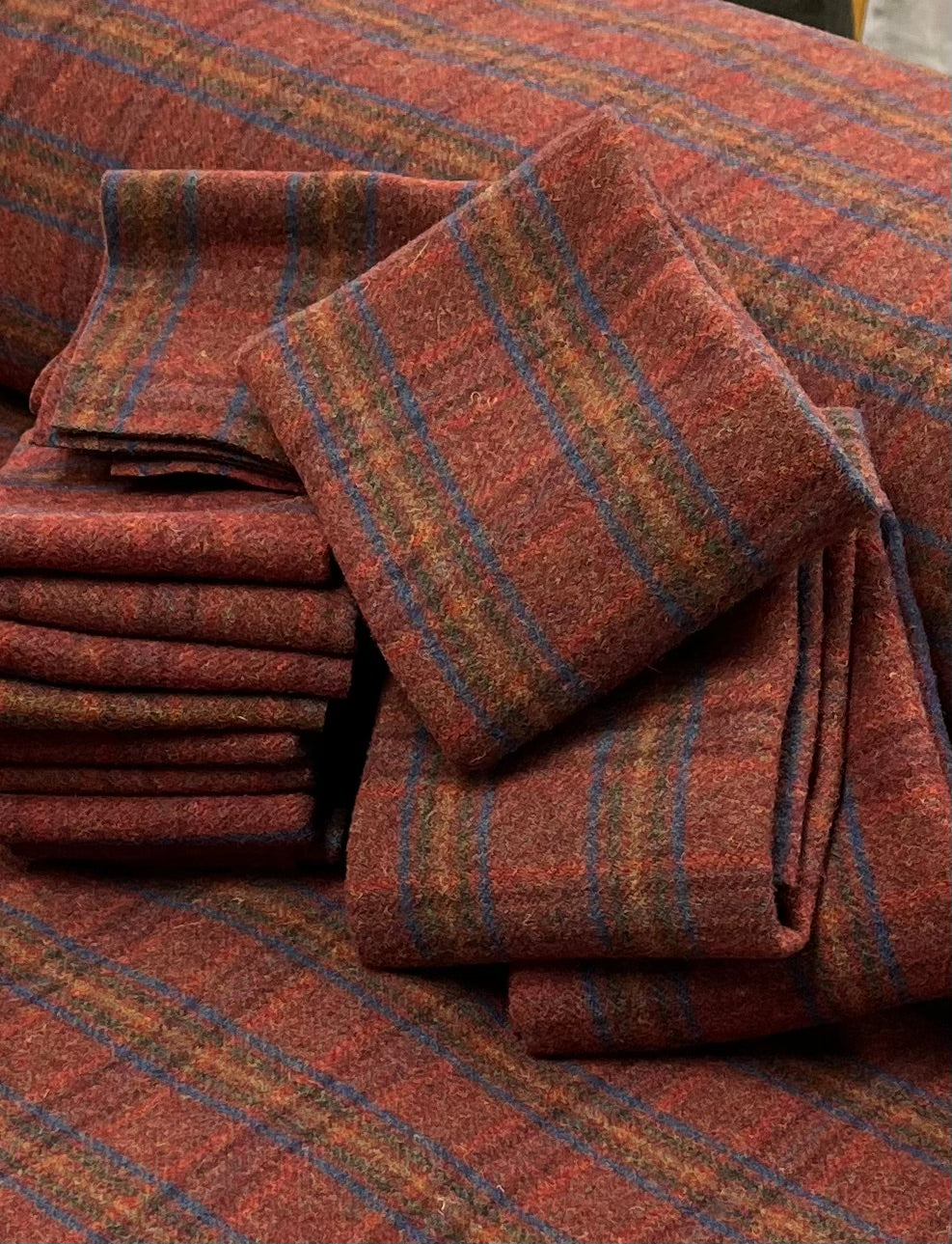 100% Wool Fabric - St. Bernard