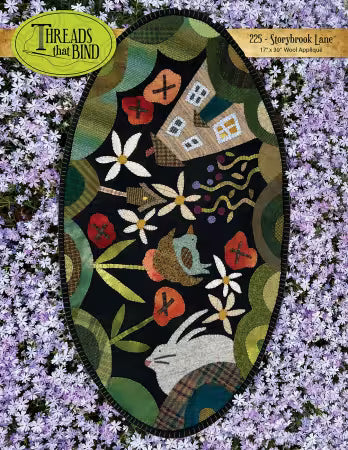 Storybrook Lane by Threads that Bind Finished Size 17in x 30in