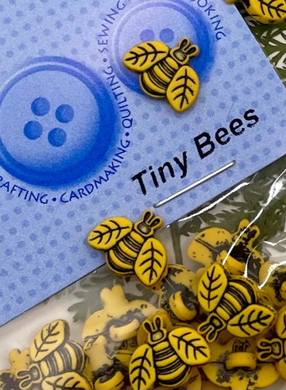 Tiny Bees Buttons