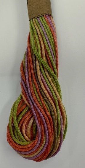 Valdani 6 Strand  Embroidery Floss Variegated: V21-Chimney Sparks**New