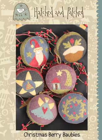 Xmas Berry Baubles - By Hatched & Patched
