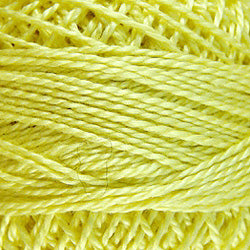 Valdani Perlé Cotton Solid: 10 - Lemon - Hattie & Della