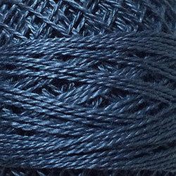 Valdani Perlé Cotton Solid: 112 - Dusty Blue - Hattie & Della