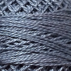 Valdani Perlé Cotton Solid: 120 - Medium Gray - Hattie & Della