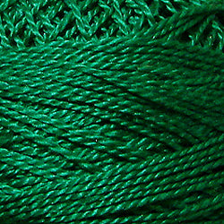 Valdani Perlé Cotton Solid: 1252 - Rich Green Dark - Hattie & Della