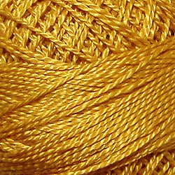 Valdani Perlé Cotton Solid: 1315 - Mustard Seed - Hattie & Della