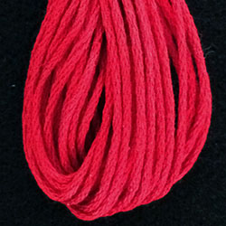 Valdani 6 Strand Embroidery Floss: 1333 - Christmas Red - Hattie & Della