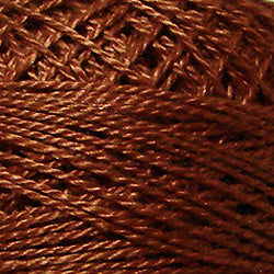 Valdani Perlé Cotton Solid: 1641 - Red Brown Light - Hattie & Della