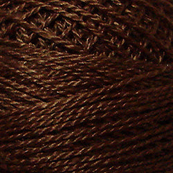 Valdani Perlé Cotton Solid: 1645 - Red Brown Dark - Hattie & Della