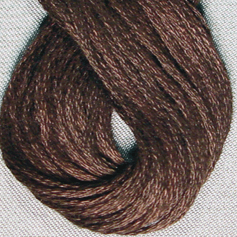 Valdani 6 Strand Embroidery Floss: 1645 - Red Brown Dark - Hattie & Della