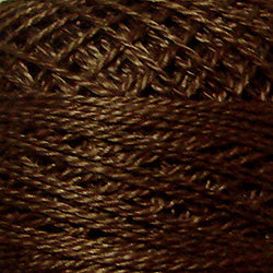 Valdani Perlé Cotton Solid: 172 - Rich Medium Brown - Hattie & Della