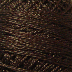 Valdani Perlé Cotton Solid: 173 - Rich Brown Dark - Hattie & Della