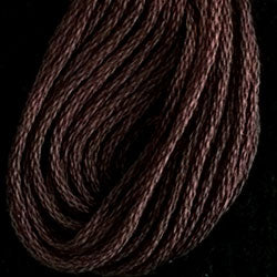 Valdani 6 Strand Embroidery Floss: 173 - Rich Brown Dark - Hattie & Della