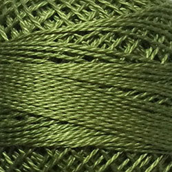 Valdani Perlé Cotton Solid: 188 - Soft Olive Green - Hattie & Della