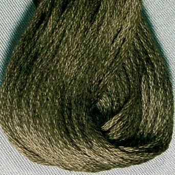 Valdani 6 Strand Embroidery Floss: 199 - Rich Olive Green - Hattie & Della