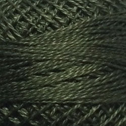Valdani Perlé Cotton Solid: 199 - Dark Olive Green - Hattie & Della