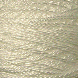 Valdani Perlé Cotton Solid: 3 - White - Hattie & Della
