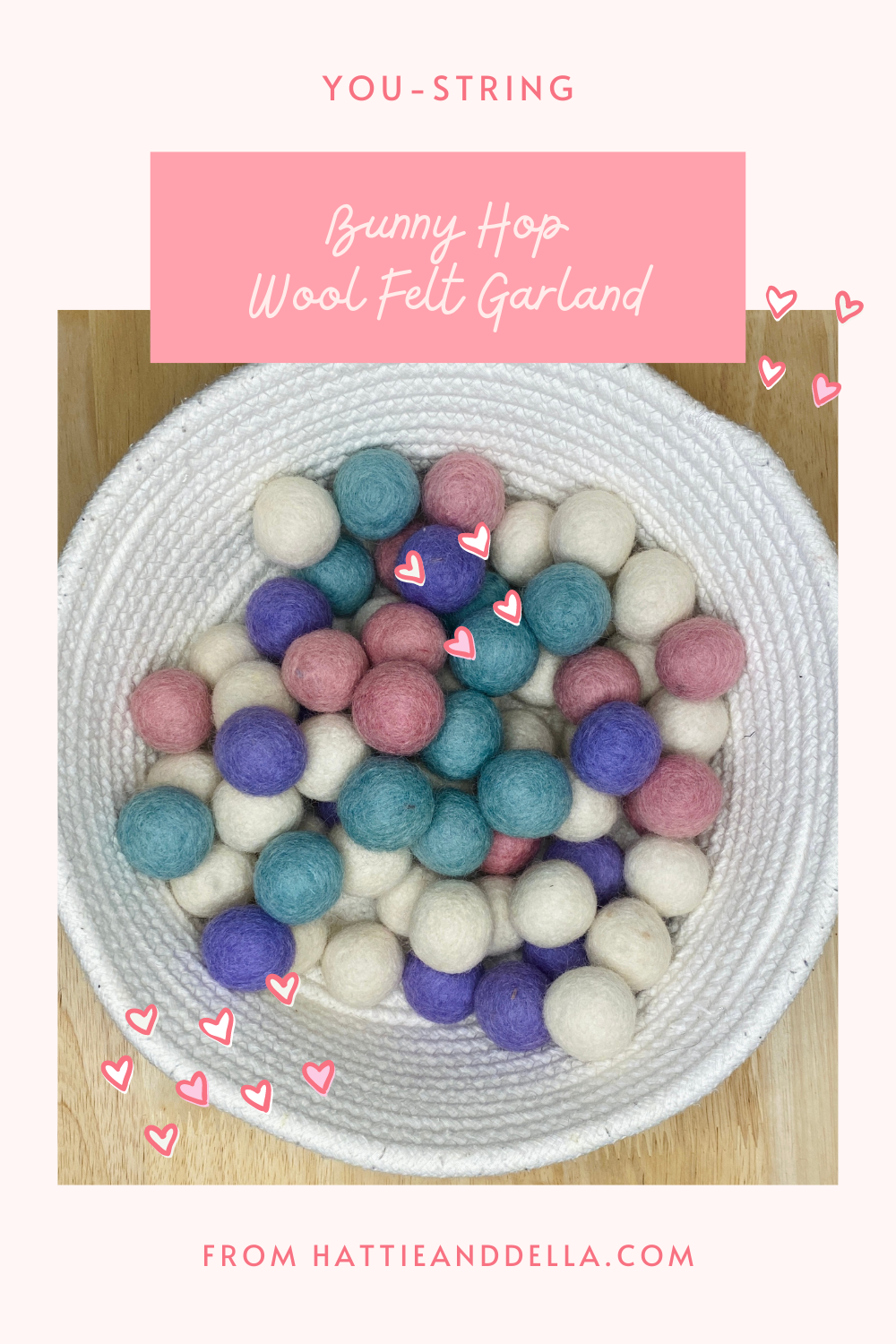 You String: Bunny Hop Wool Balls Only