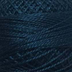 Valdani Perlé Cotton Solid: 42 - Deep Blue Teal - Hattie & Della