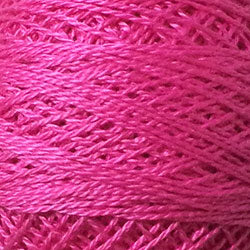 Valdani Perlé Cotton Solid: 49 - Electric Pink - Hattie & Della