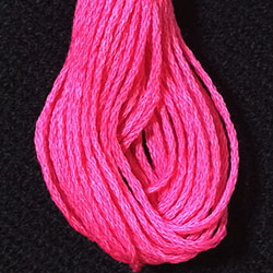 Valdani 6 Strand Embroidery Floss: 49 - Electric Pink - Hattie & Della