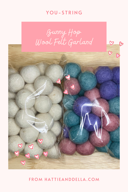 You String: Bunny Hop Wool Balls Only