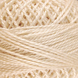Valdani Perlé Cotton Solid: 5 - Light Ecru - Hattie & Della