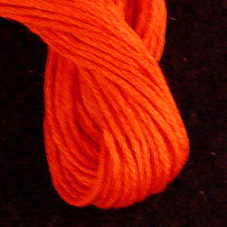 Valdani 6 Strand Embroidery Floss: 73 - Peach Orange Dark - Hattie & Della
